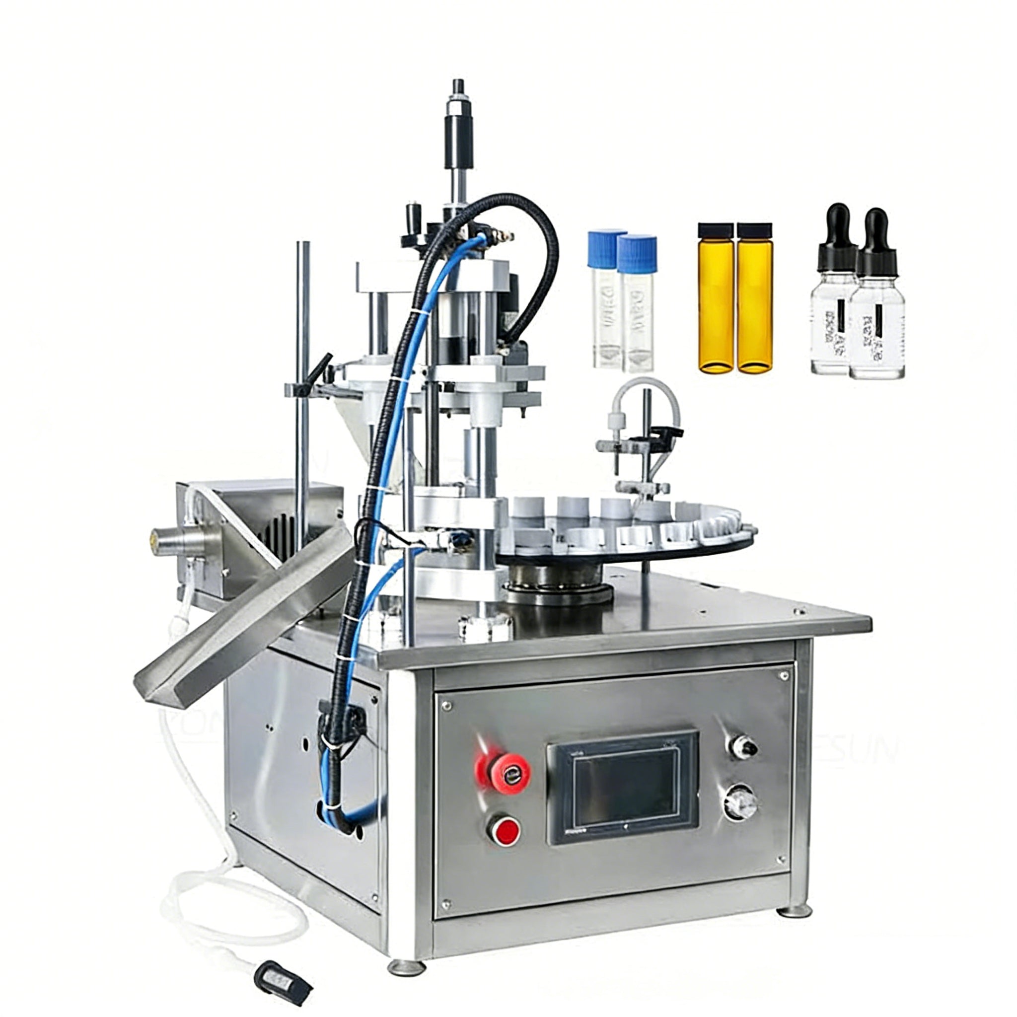ZONESUN ZS-AFC1M Magnetic Pump Liquid Filling & Capping Machine