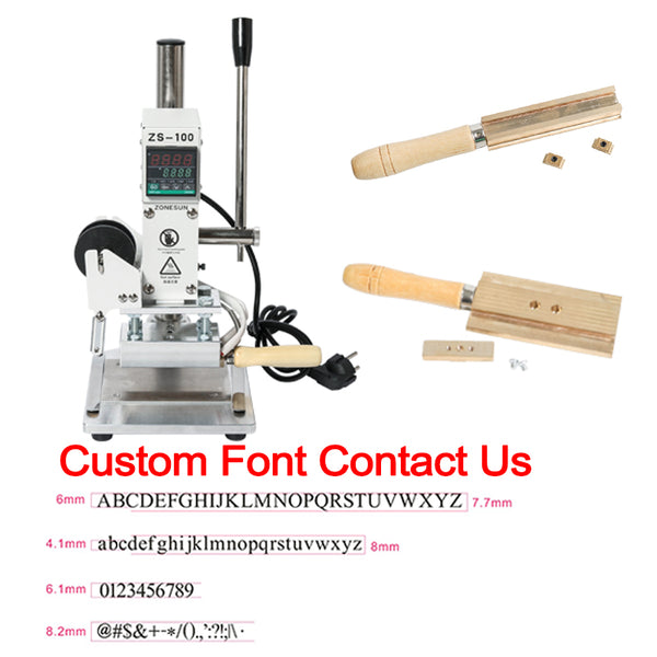 ZONESUN ZS-100A Hot Foil Stamping Machine for Pencils & Leather