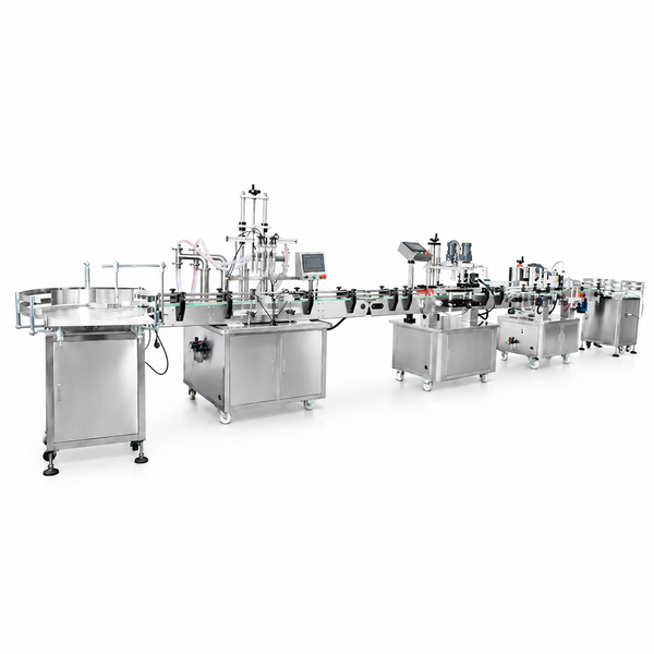 ZONESUN ZS-FAL180R5 Automatic Liquid Filling and Labeling Production Line