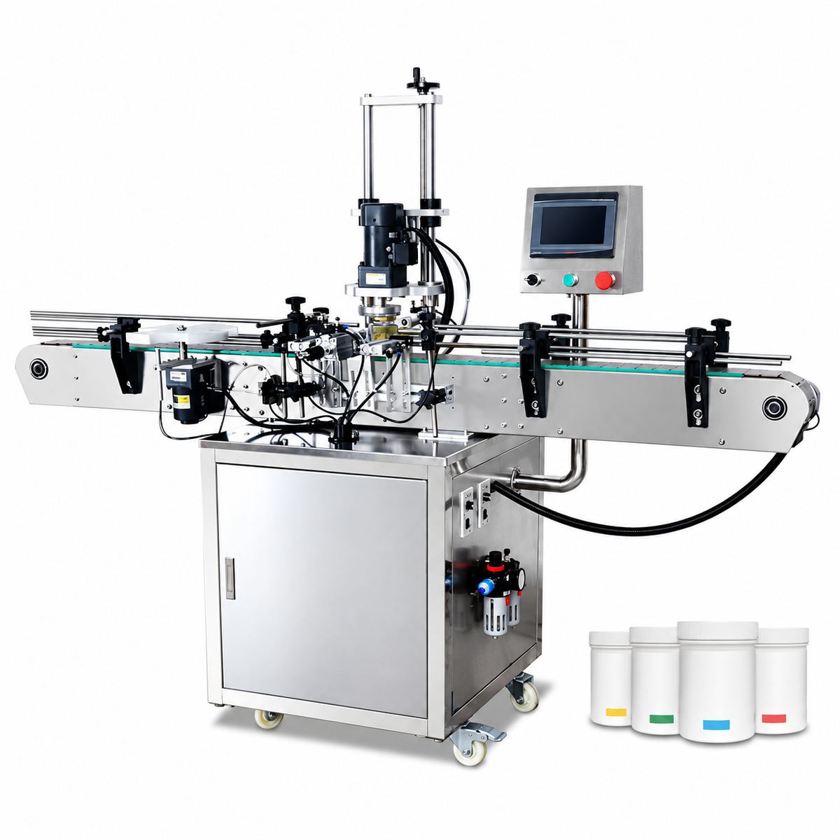 ZONESUN ZS‑XG440D Automatic Customizable Bottle Capping Machine