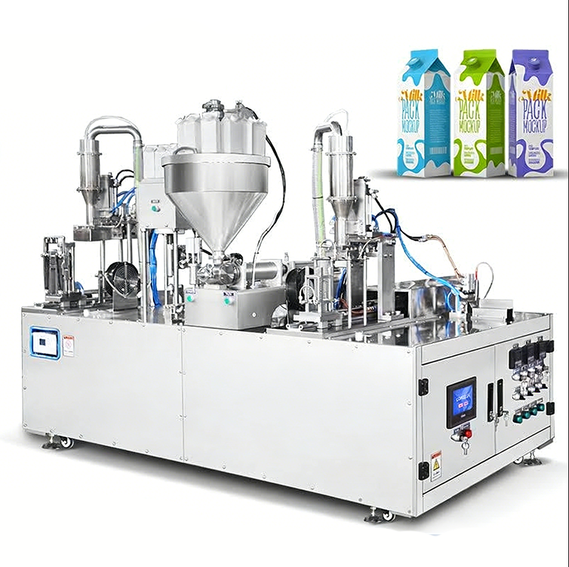 ZONESUN ZS-GTC1000 Gable-Top Carton Filling Packaging Machine