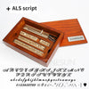 ZONESUN 6mm Brass Letter Stamp Set Custom Alphabet & Symbols