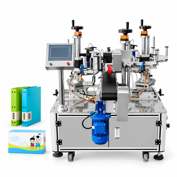 ZONESUN ZS-TB833D Dual-Head Flat Corner Labeling Machine for Seals