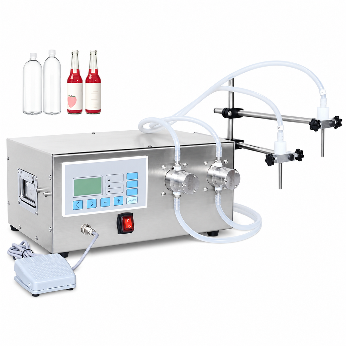 ZONESUN ZS‑MPZ2 Dual‑Nozzle Magnetic Pump Liquid Filling Machine