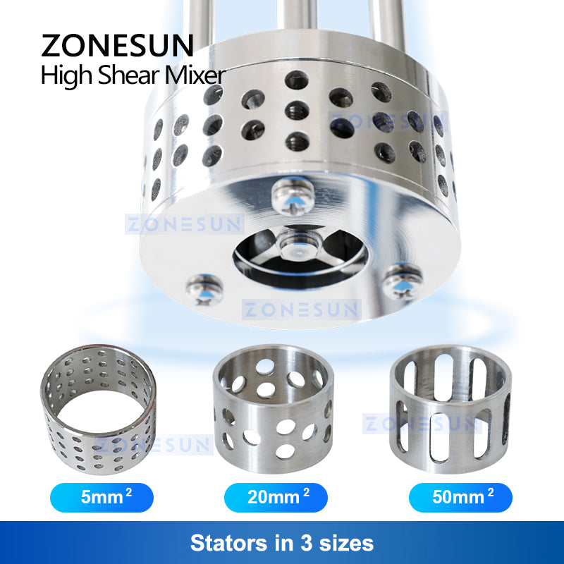 ZONESUN ZS-J301 Digital Emulsifying Mixer | High-Shear Lab Mixing Machine