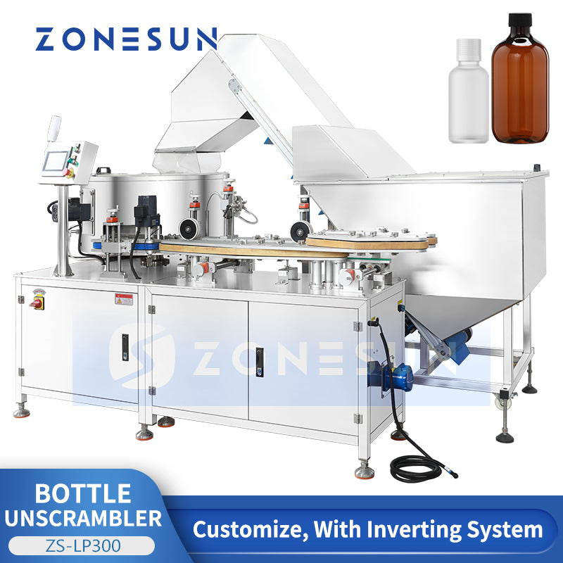 ZONESUN ZS-LP300 Automatic Bottle Unscrambler Machine for Packaging Lines