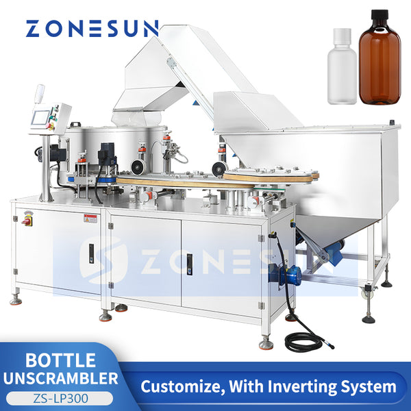 ZONESUN ZS-LP300 Automatic Bottle Unscrambler Machine for Packaging Lines
