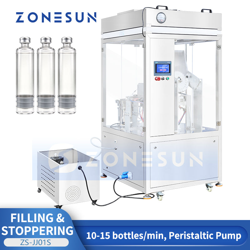 ZONESUN ZS-JJ01S Automatic Cartridge Peristaltic Pump Filling and Stoppering Machine