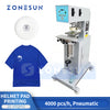 ZONESUN ZS-VTQYY2 Semi Automatic Helmet Pad Printing Machine