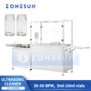 ZONESUN ZS-UWB8 Automatic Ultrasonic Bottle Washing Machine for 3ml-10ml Vials Water & Air Cleaning System