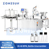ZONESUN ZS-AFC55 automatic magnetic pump small bottle filling and capping machine, product image 1