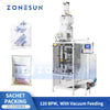ZONESUN ZS-FS500K4 Automatic 4 Lane VFFS Granule Packaging Machine High Speed Sachet Packing System