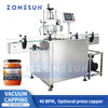 ZONESUN ZS-XG240 Automatic Vacuum Capping Machine for Twist off Caps Jars