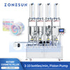 ZONESUN ZS-RSV4 Automatic 4-Color Cream Filling Machine Cosmetic Production Equipment