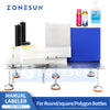 ZONESUN ZS-TB3 Manual Labeling Machine for Round, Square, Polygon Bottles