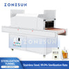 ZONESUN ZS-UVS2 Industrial UV Sterilization Tunnel for Packaging Products