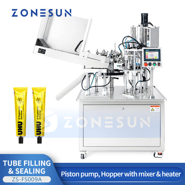 ZONESUN ZS-FS009A Full Automatic Liquid Paste Aluminum Tube Filling Sealing Machine