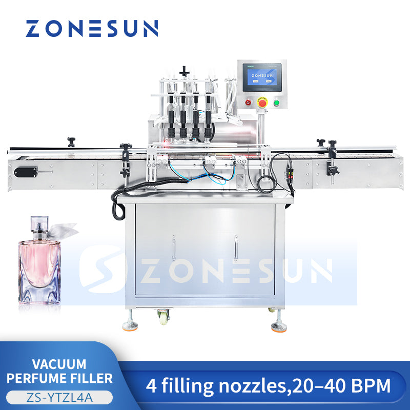 Vacuum perfume filling machine