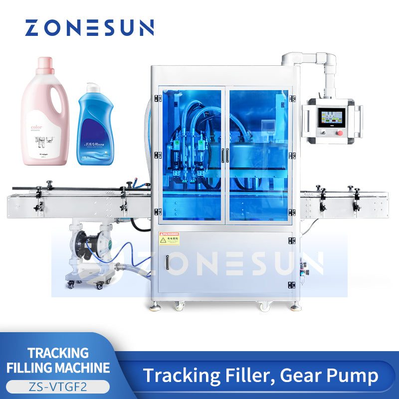 ZONESUN ZS-VTGF2 Servo Gear Pump Viscous Liquid Tracking Filler