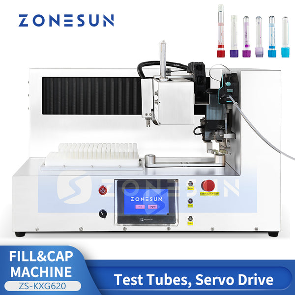 ZS-KXG620 Lab Test Tube Filling Capping Machine