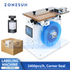 ZONESUN ZS-TB90B Rectangular Corner Seal Labeling Machine