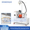 ZONESUN ZS-AGD5 Two-Component Glue Dispensing Machine Automatic AB Adhesive Mixer for Epoxy Resin, Silicone and Polyurethane