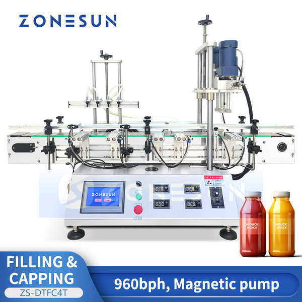  Tabletop Bottle Filling and Capping Machine