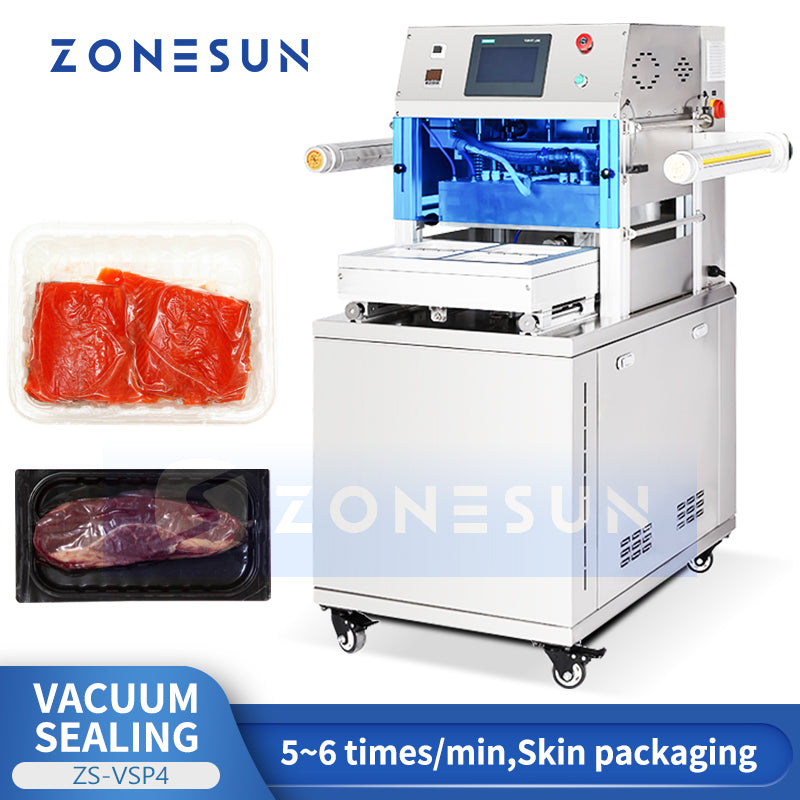 ZONESUN ZS-VSP4 Vacuum Meat Beef Skin Packaging Machine