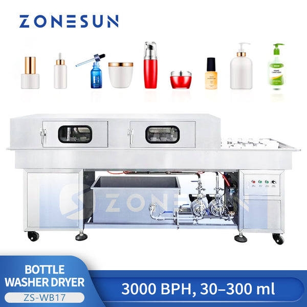 Stainless steel bottle washer