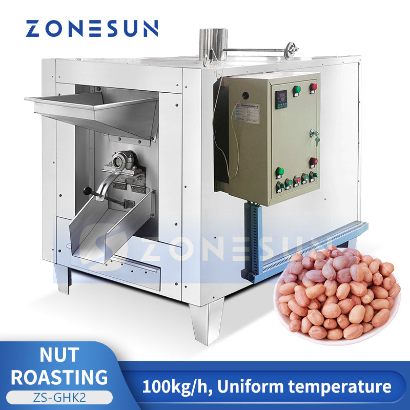 ZONESUN ZS-GHK2 Drum Roaster for Nuts, Beans & Coffee