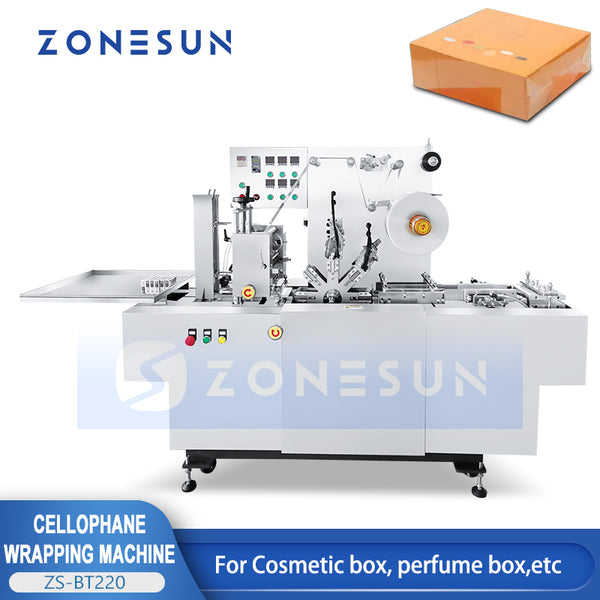ZONESUN ZS-BT220 High-Speed BOPP Cellophane Wrapping Machine for Boxes