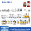 ZONESUN ZS-FAL180V11 Automatic Kaya Jam Food Filling and Glass Jar Production Line