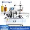 ZONESUN ZS-XG21U Automatic Bar Top T-Corking Machine for Spirits Bottling Lines with Vibratory Feeder