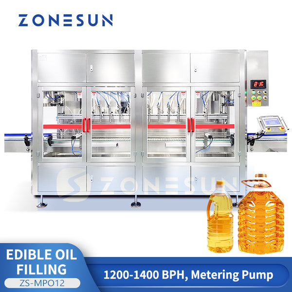 ZONESUN ZS-EVF05 Automatic Edible Oil Metering Pump Filling Machine