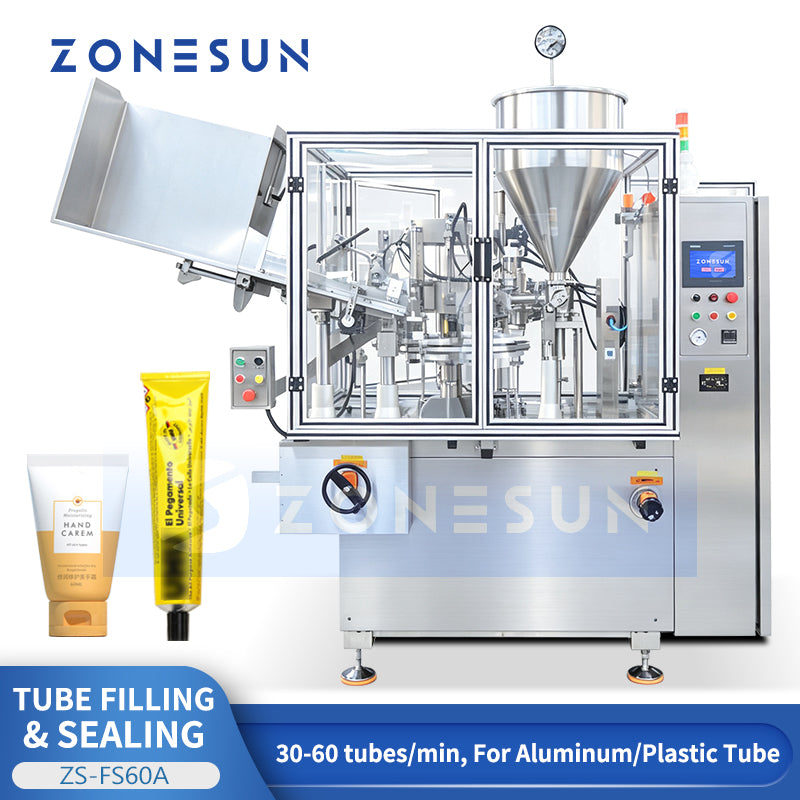 ZONESUN ZS-FS60A Automatic Aluminum and Plastic Tube Filling and Sealing Machine