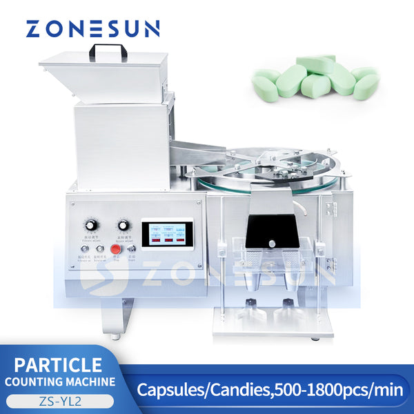 ZONESUN ZS-YL2 Dual-Lane Candy and Granule Counting Machine