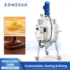 ZONESUN ZS-MB200LH SUS304 Stainless Steel Electric Heating and Mixing Tank
