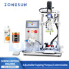 ZONESUN ZS-XG450S Semi-automatic Servo Screw-driven Capping Machine