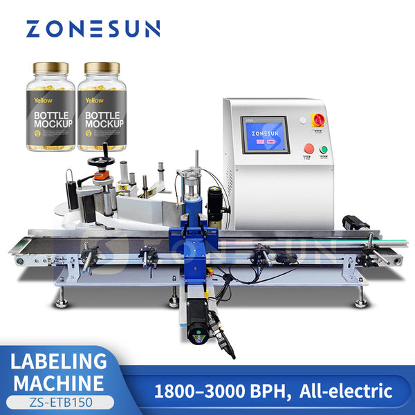 Round Bottle Labeling Machine
