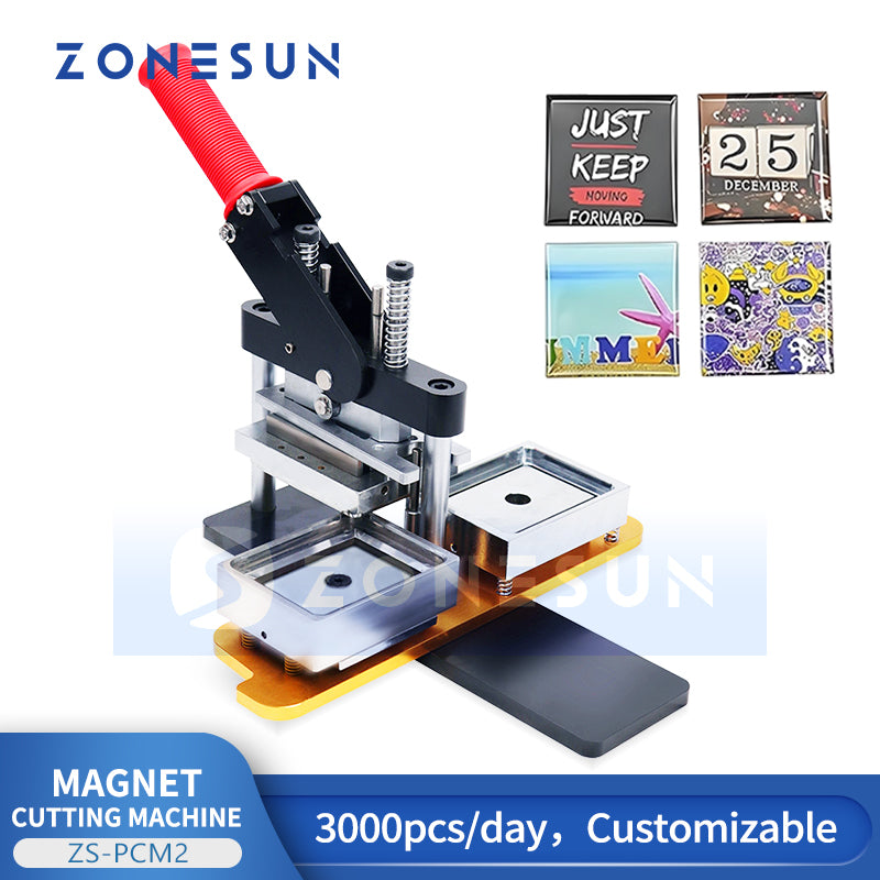 ZONESUN ZS-PCM2 Customizable Badge Handmade Equipment and Card Cutting Machines