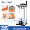 ZONESUN ZS-FJG100 Manual Can Seamer for PET & Aluminum Cans in Small-Batch Production