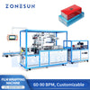ZS-MSFM730 Servo Automatic 3D Transparent Film Box Overwrapping Machine