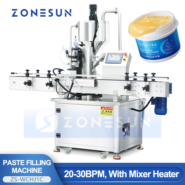 ZONESUN ZS-WCHJ1C Paste Filler | Heated Mixing & Water Circulation System