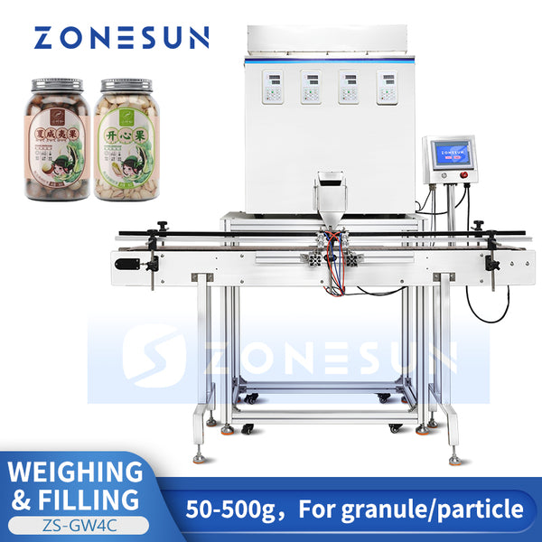 ZONESUN ZS-GW4C Automatic Granule Weighing Filling Machine