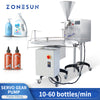 ZONESUN ZS-VTRP1 Servo Gear Pump Paste Filling Machine with Unscrambler（SPECIAL OFFER）