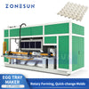 ZONESUN ZS-PT1000 Automatic Rotary Pulp Molding Machine for Egg Trays Fruit Trays and Biodegradable Paper Packaging