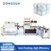 ZONESUN ZS-SPL9 Automatic Boxes Shrink Wrapping Sealing Machine For Food Cosmetic Boxes and Daily Chemicals