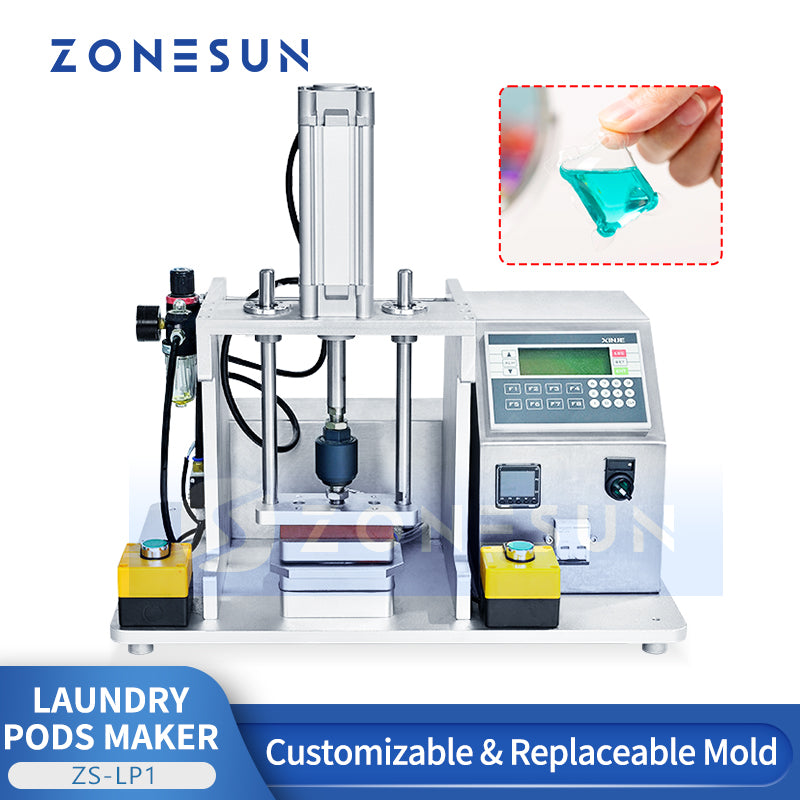 ZONESUN ZS-LP1 Desktop Laundry Pod Sample Maker with Custom Molds