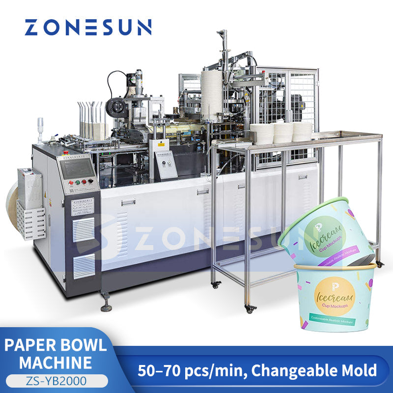 Automatic Paper Bowl Box Forming Machine