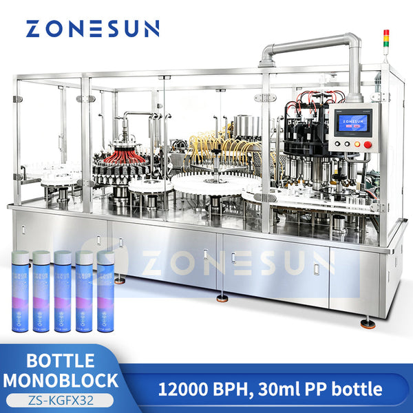 ZONESUN ZS-KGFX32 Automatic 30 ml PP Bottle Washing Filling Capping Monoblock